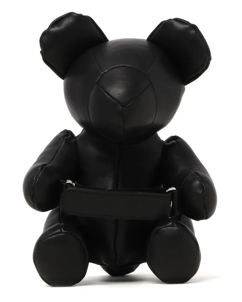 MIHARAYASUHIRO Kuriertasche mit Teddy - Schwarz Schwarz