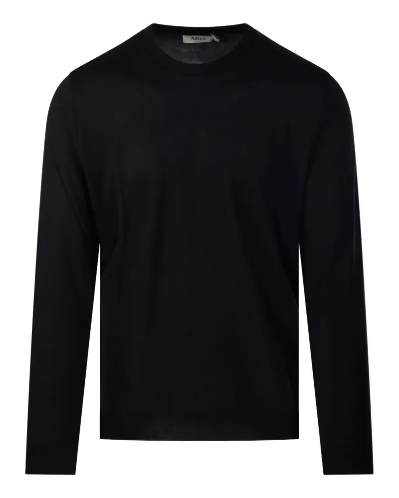 Altea Klassisches Langarmshirt - Schwarz Schwarz
