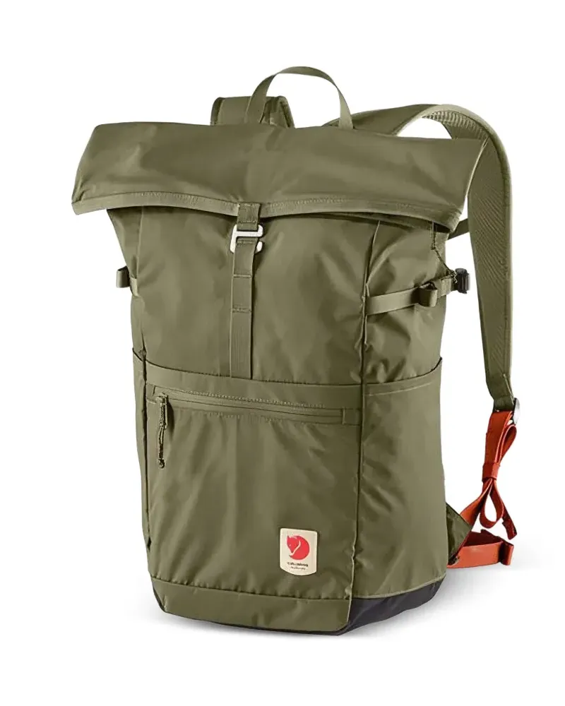 Fjäll Räven High Coast Rucksack mit Rollverschluss - Grün Grün