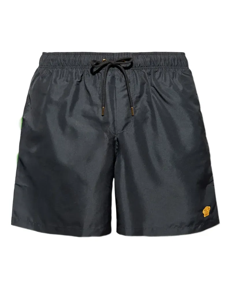 Versace Badeshorts mit Kordelzug - Schwarz Schwarz