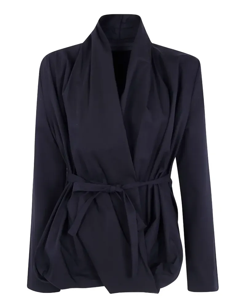 Maria Calderara belted wrap blouse - Blau Blau