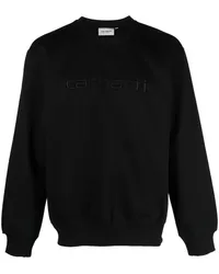 Carhartt WIP Sweatshirt mit Logo-Stickerei Schwarz