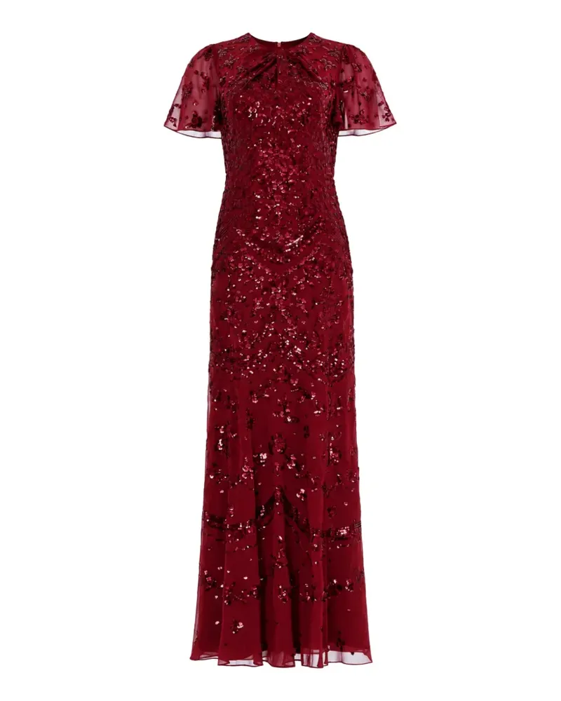 Needle & Thread Freya sequin-embellished maxi gown - Rot Rot