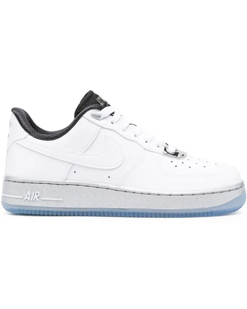 Nike Air Force 1 Sneakers - 100 WHITE-WHITE-METALLIC SILVER 100