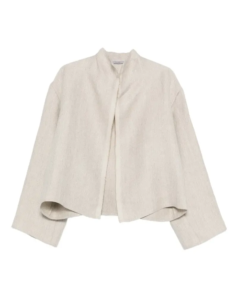 Dušan wide-sleeve cropped jacket - Nude Nude
