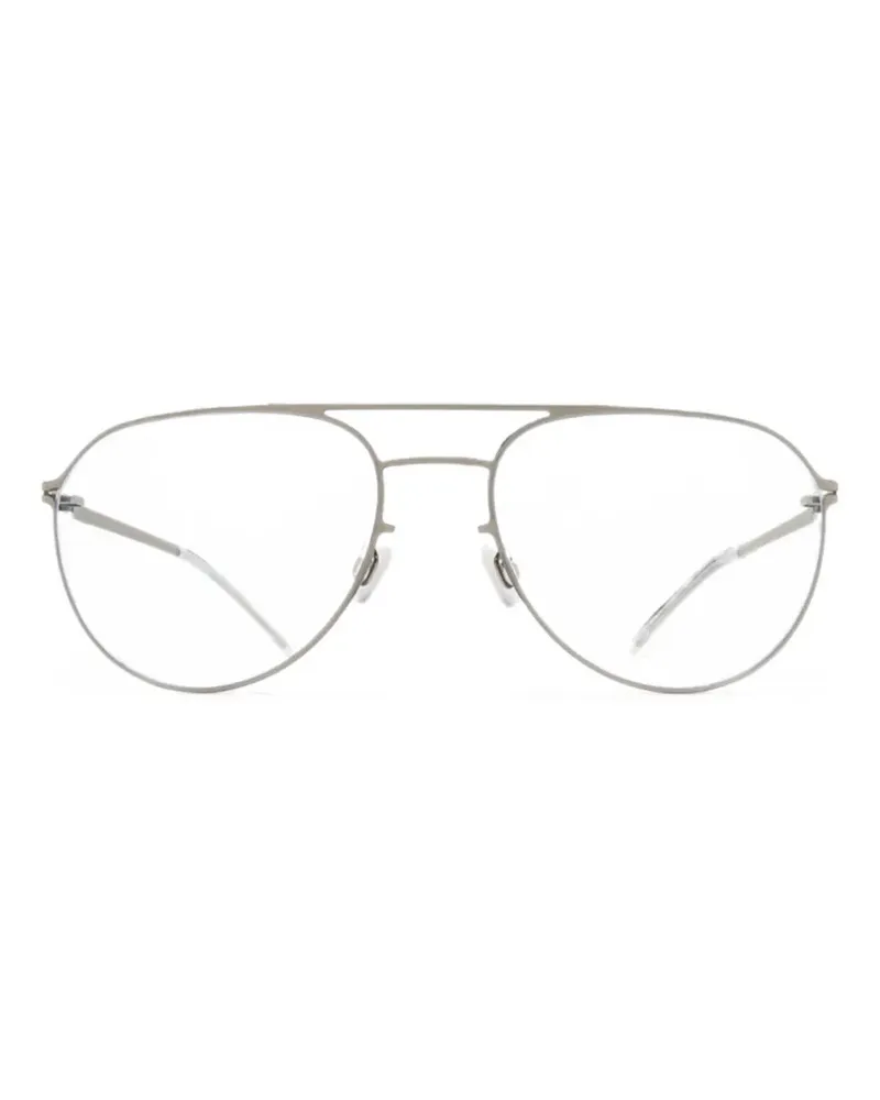 Mykita pilot-frame silver glasses - Silber Silber