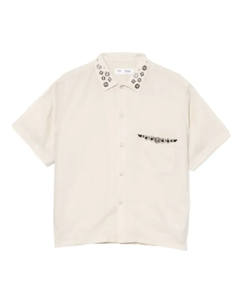 Toga Hemd mit Metallverzierung - Nude Nude