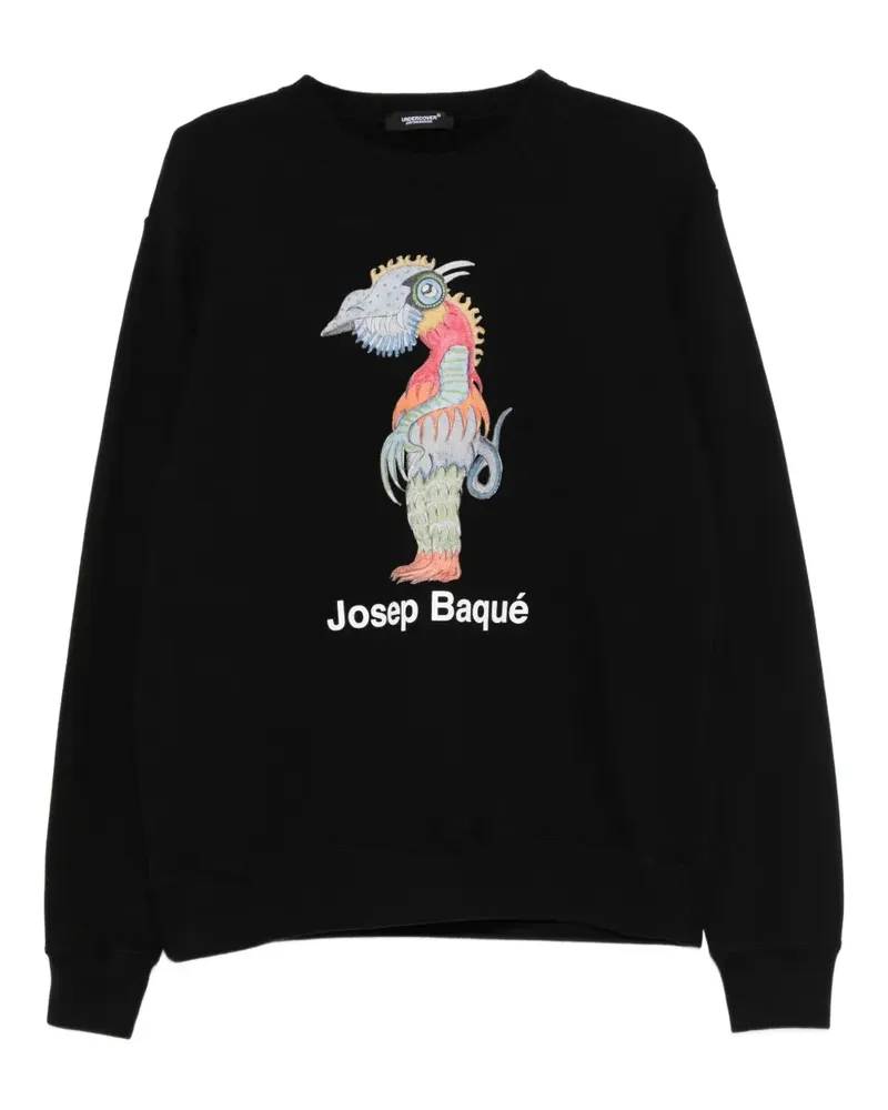 Undercover Sweatshirt mit grafischem Print - Schwarz Schwarz