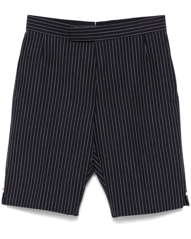 Thom Browne Shorts mit Nadelstreifen - Blau Blau