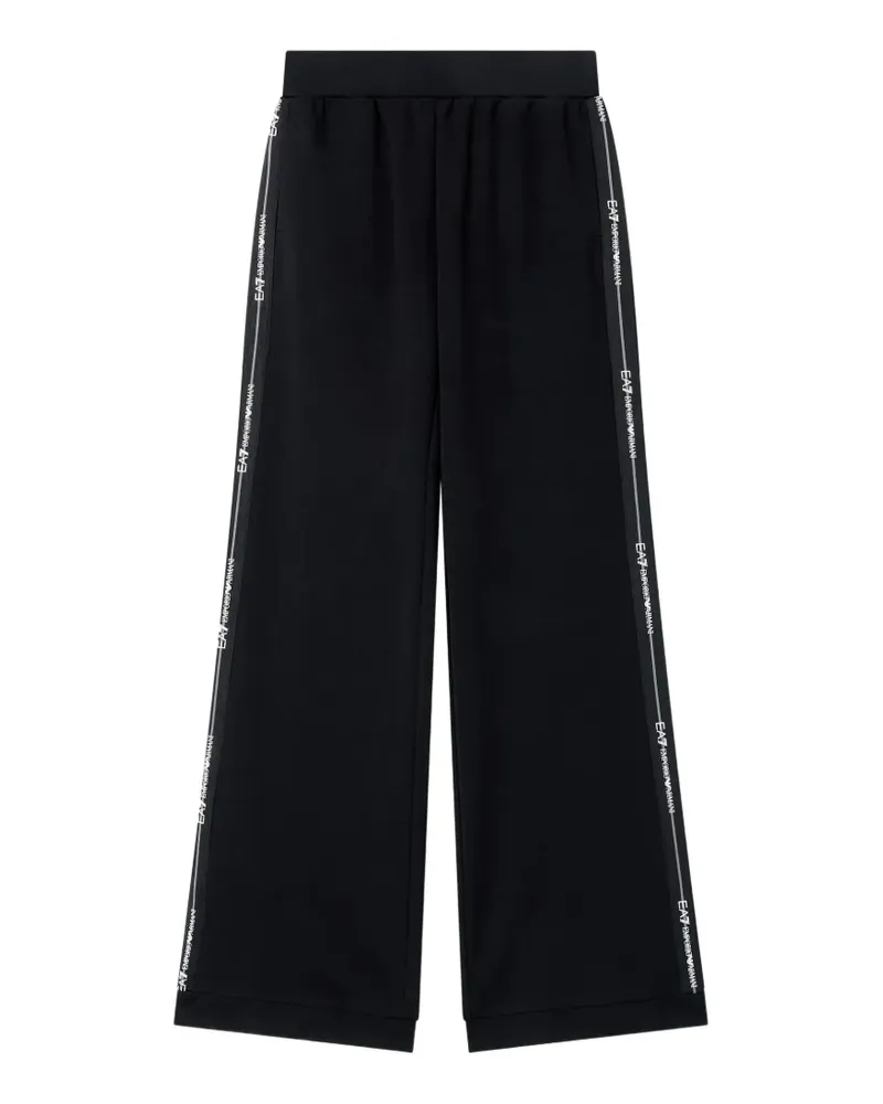 EA7 Jogginghose mit Logo-Streifen - Schwarz Schwarz