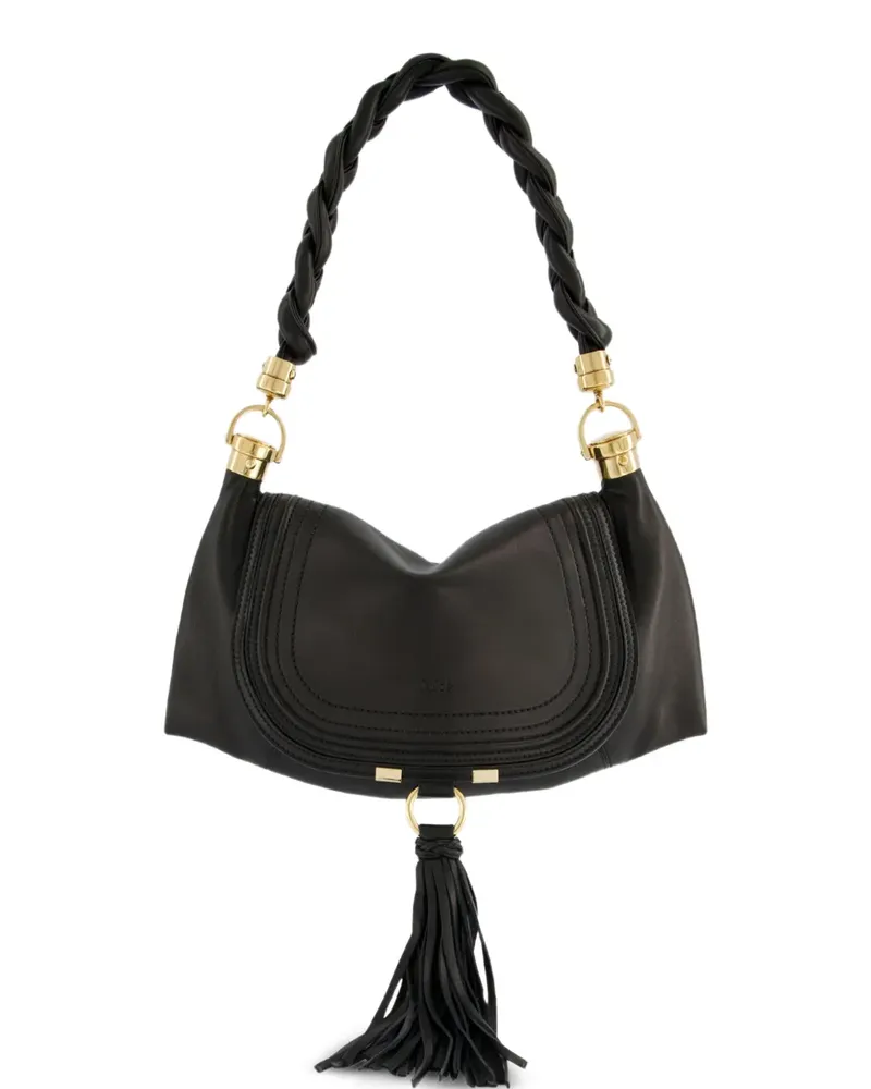 Chloé Kleine Marcie Schultertasche - Schwarz Schwarz