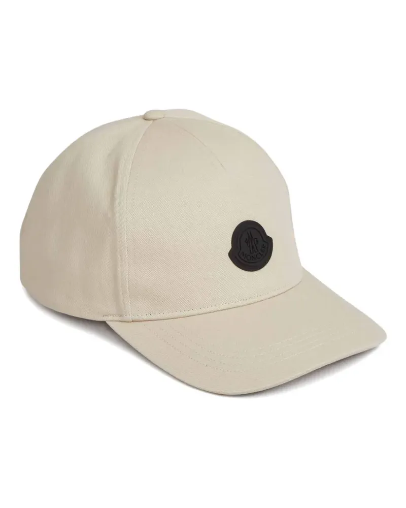 Moncler Baseballkappe mit Logo-Patch - Nude Nude
