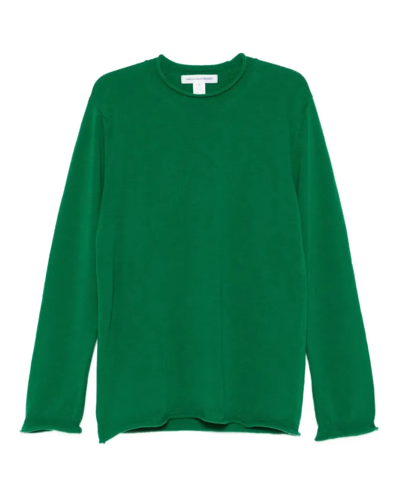 Comme des Garçons round-neck wool sweater - Grün Grün