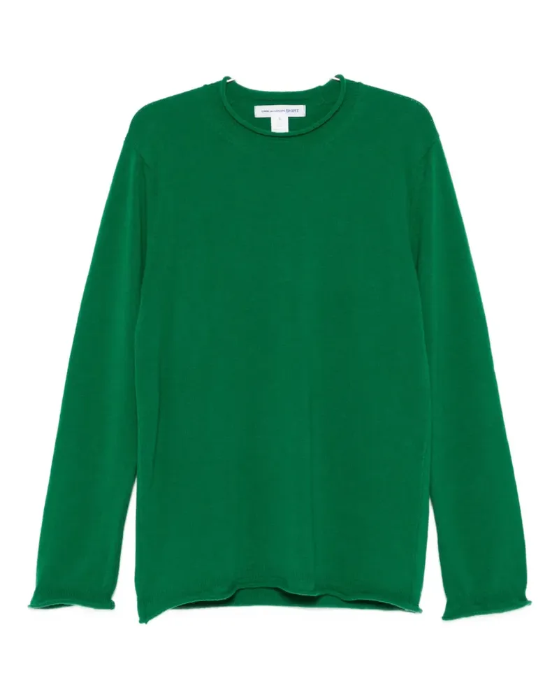 Comme des Garçons round-neck wool sweater - Grün Grün