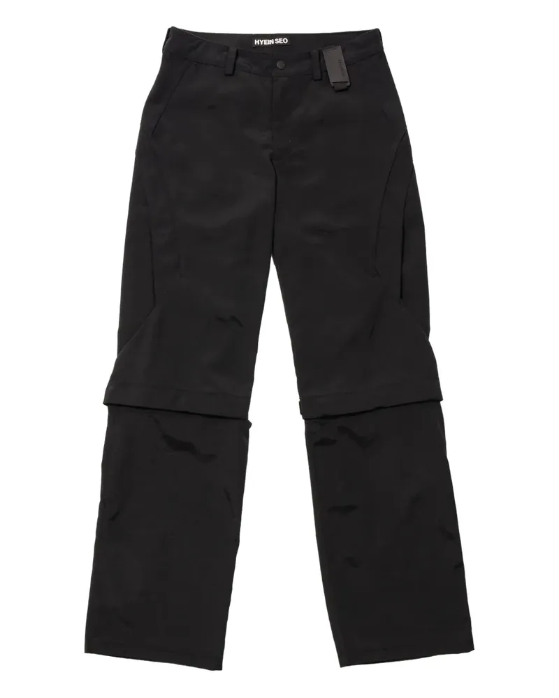 Hyein Seo Hose mit Reißverschluss - Schwarz Schwarz