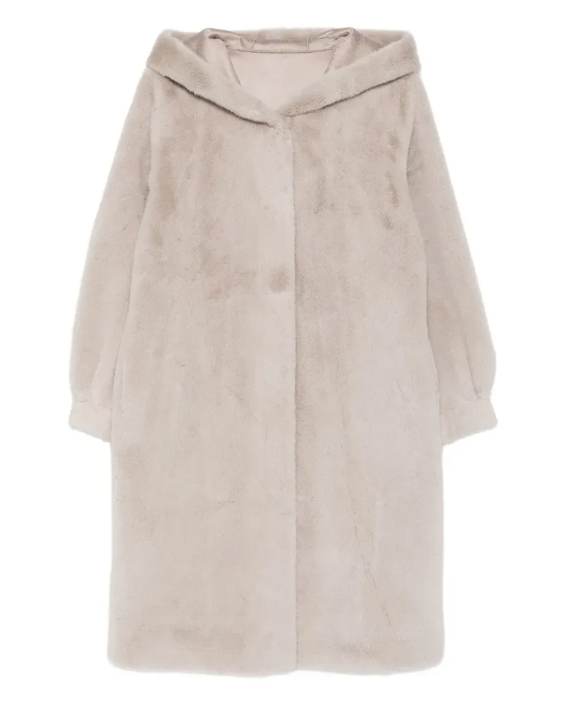 MARELLA Calotta Kapuzenmantel aus Faux Fur - Nude Nude