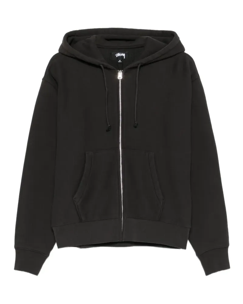 Stüssy zip-up hoodie - Schwarz Schwarz