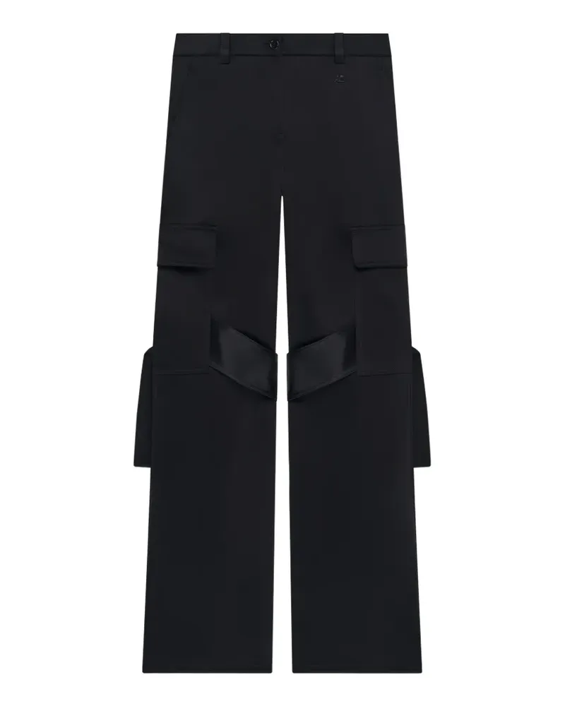Courrèges Klassische Hose - Schwarz Schwarz