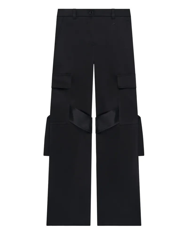 Courrèges Klassische Hose - Schwarz Schwarz