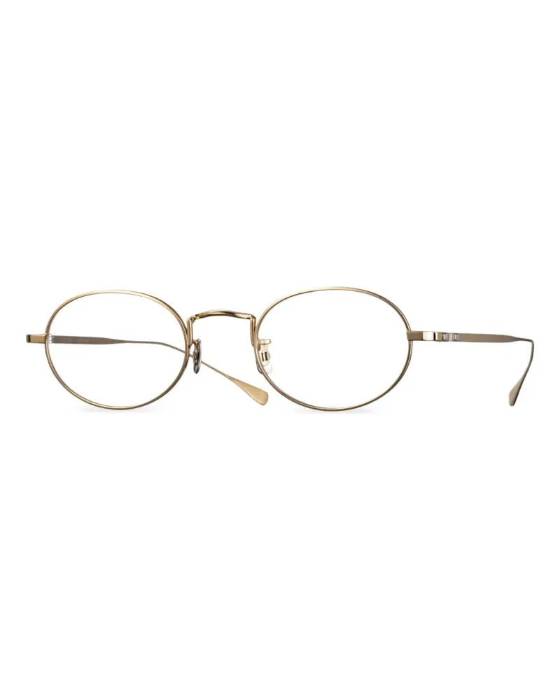 EYEVAN 7285 197 oval-frame glasses - Gold Gold