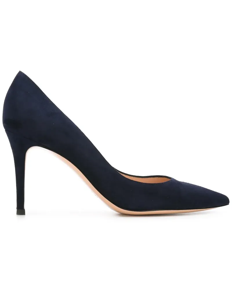 Gianvito Rossi Pumps mit spitzer Kappe - Blau Blau