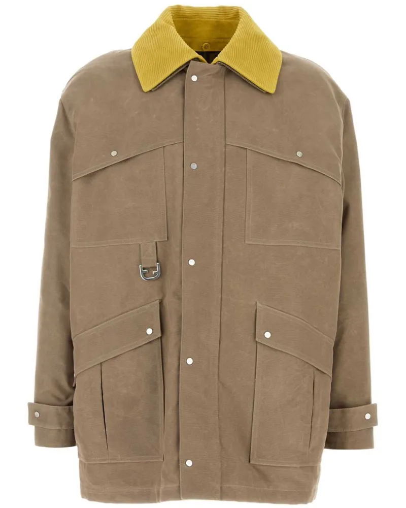 Fendi Jacke mit D-Ring-Detail - Nude Nude