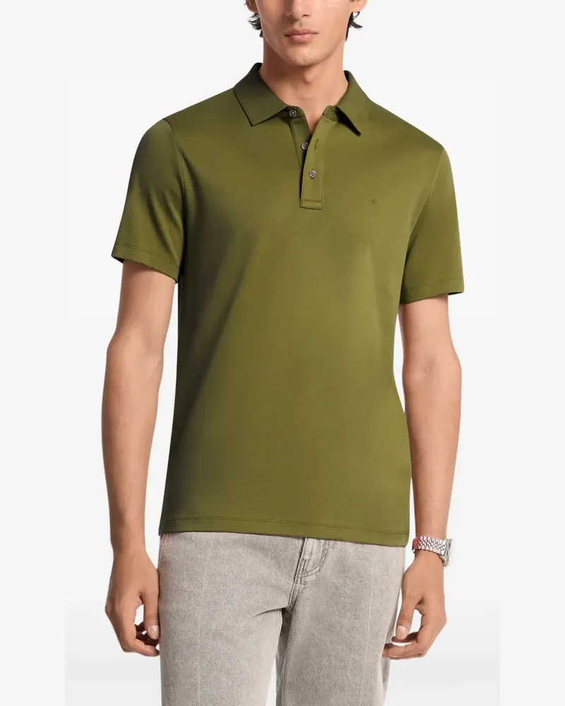Michael Kors Poloshirt mit schmalem Schnitt - Grün Grün