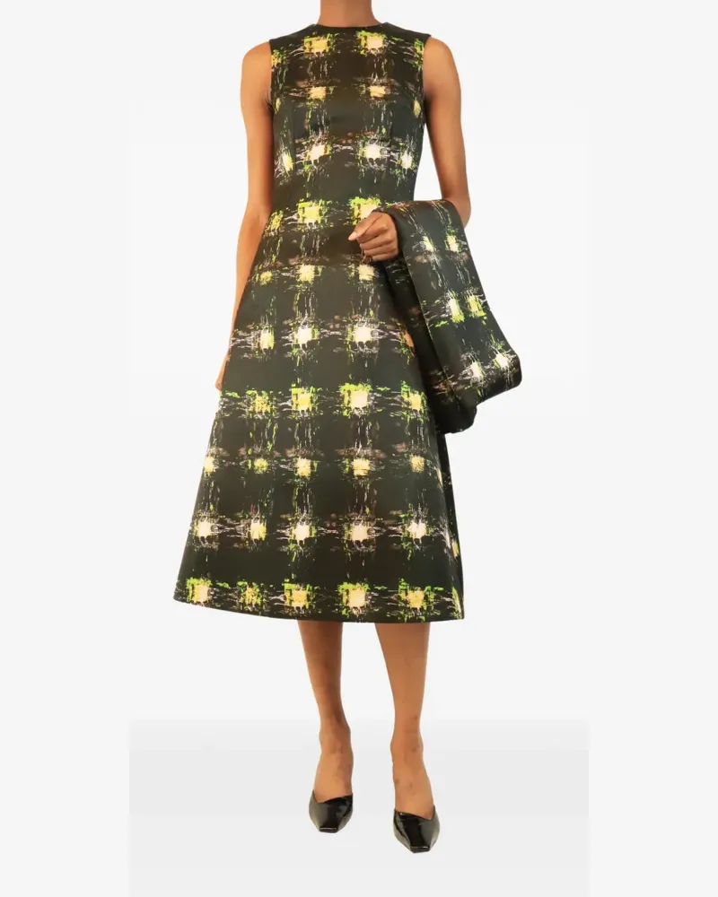 EMILIA WICKSTEAD Rumi Mora Set aus Kleid und Cape - Grün Grün