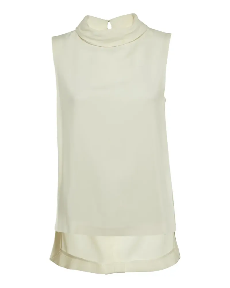Joseph sleeveless turtleneck top - Weiß Weiß