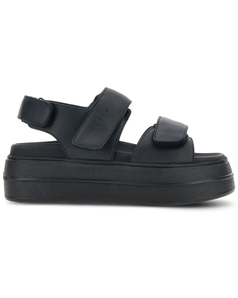 Hogan Sandalen aus Leder - Schwarz Schwarz