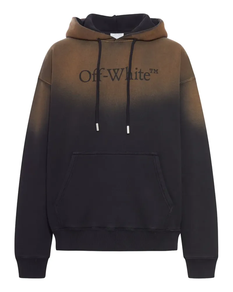 OFF-WHITE Hoodie mit Logo-Print - Schwarz Schwarz