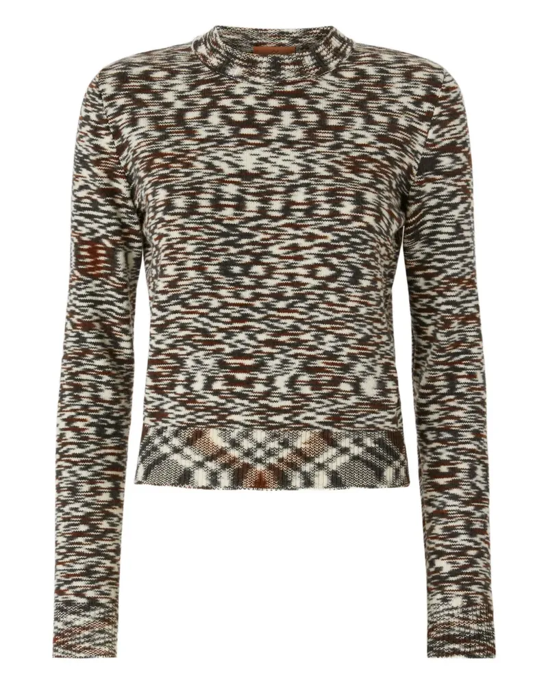 Missoni Gemusterter Pullover - Schwarz Schwarz