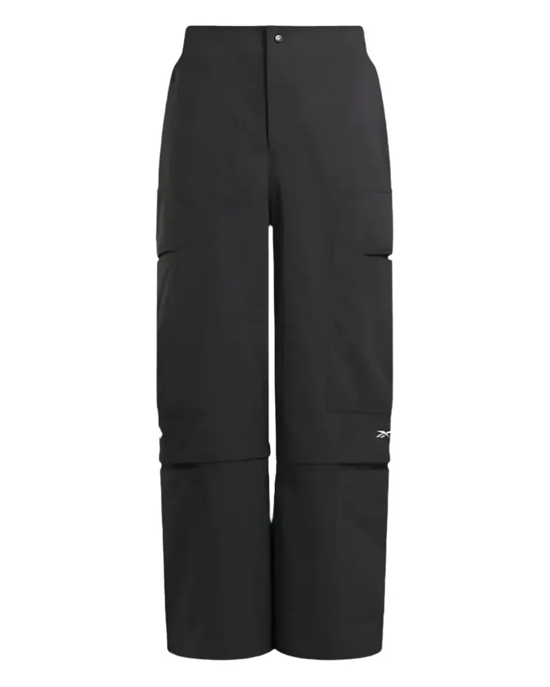 Reebok Cargohose mit Reißverschluss - Schwarz Schwarz