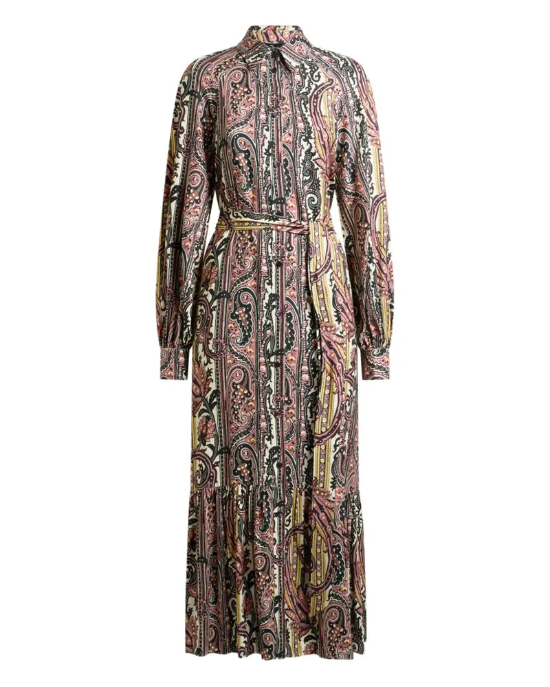 Etro Hemdkleid mit Paisley-Print - Rosa Rosa