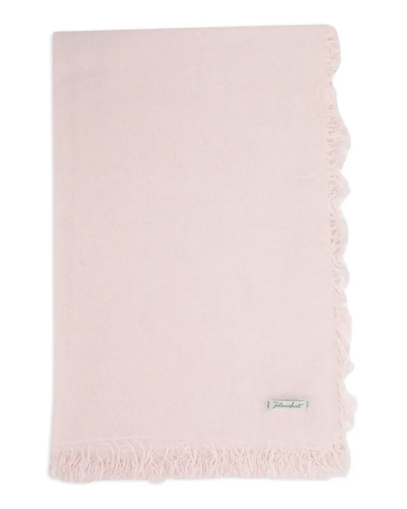 Faliero Sarti logo-detail scarf - Rosa Rosa