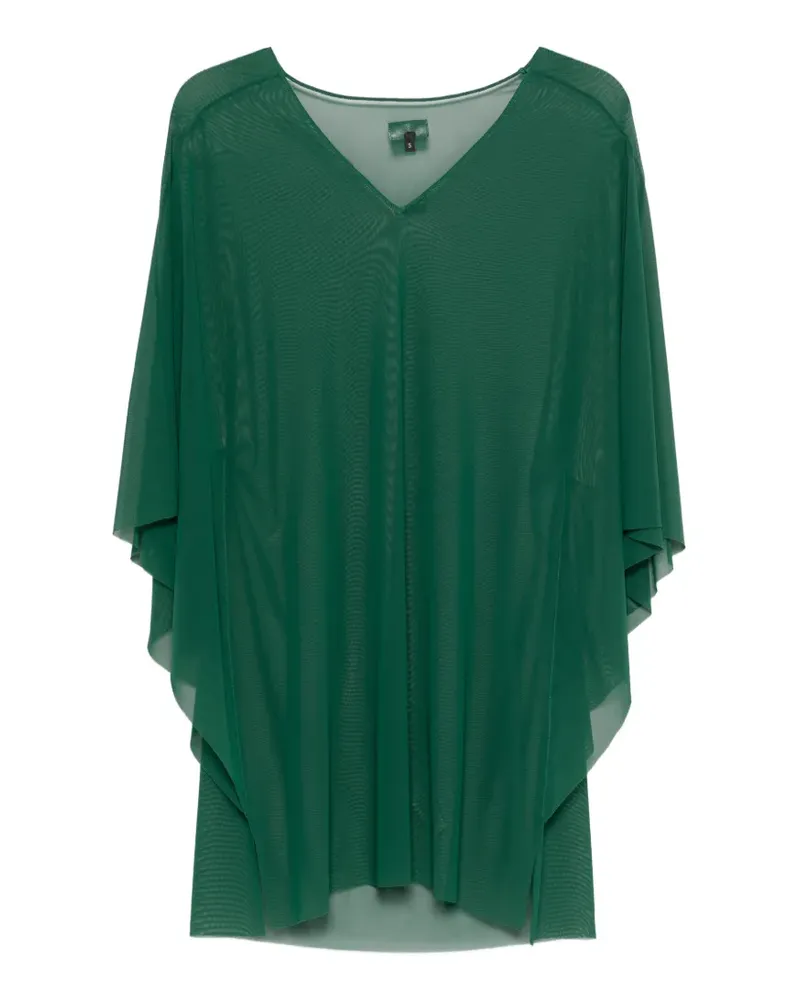 FISICO-Cristina Ferrari V-neck top - Grün Grün