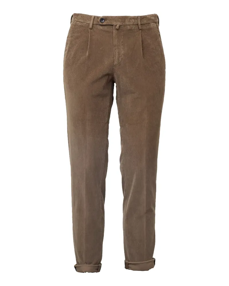 Briglia 1949 Cordhose mit Falten - Braun Braun