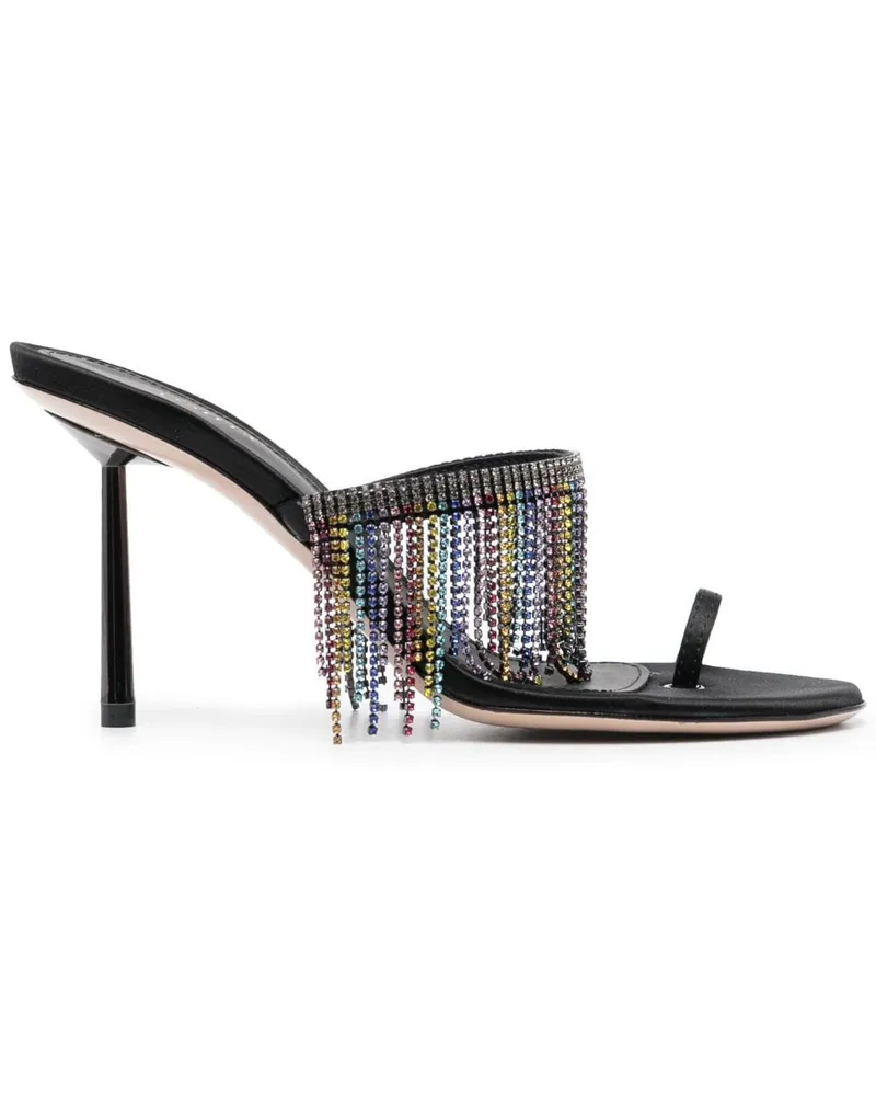 Le Silla Jewels Sandalen 95mm - Schwarz Schwarz