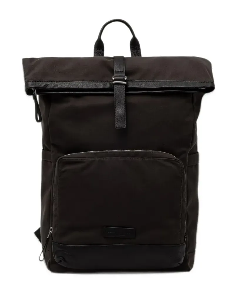 Marc O'Polo Mory roll-top buckle-fastening backpack - Schwarz Schwarz