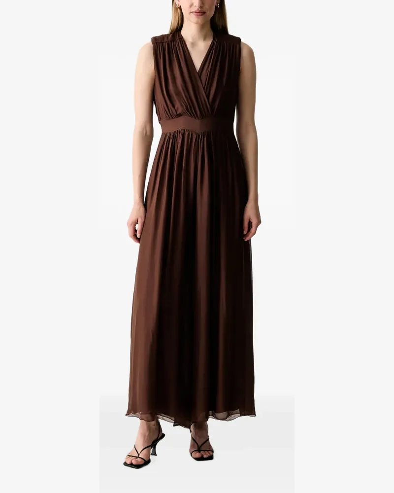 HAVEONE Ärmelloser Jumpsuit - Braun Braun