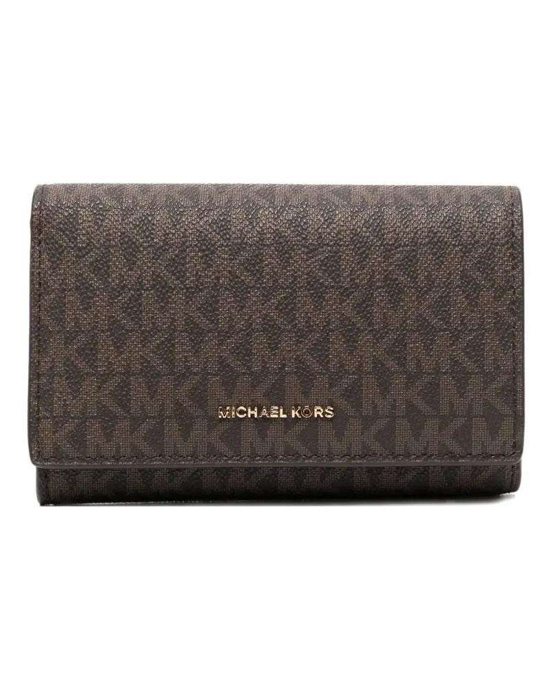 Michael Kors Portemonnaie mit Logo - Braun Braun