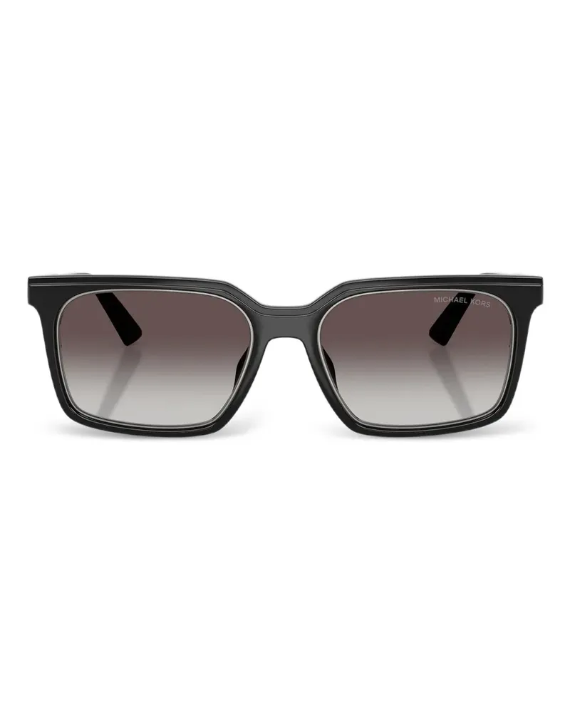 Michael Kors Honolulu Sonnenbrille mit eckigem Gestell - Schwarz Schwarz