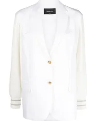 Fabiana Filippi Einreihiger Blazer Weiß