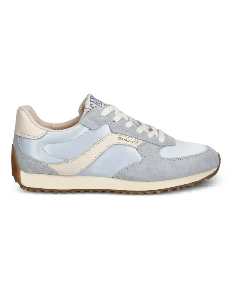 Gant Beja suede-panelled lace-up sneakers - Blau Blau