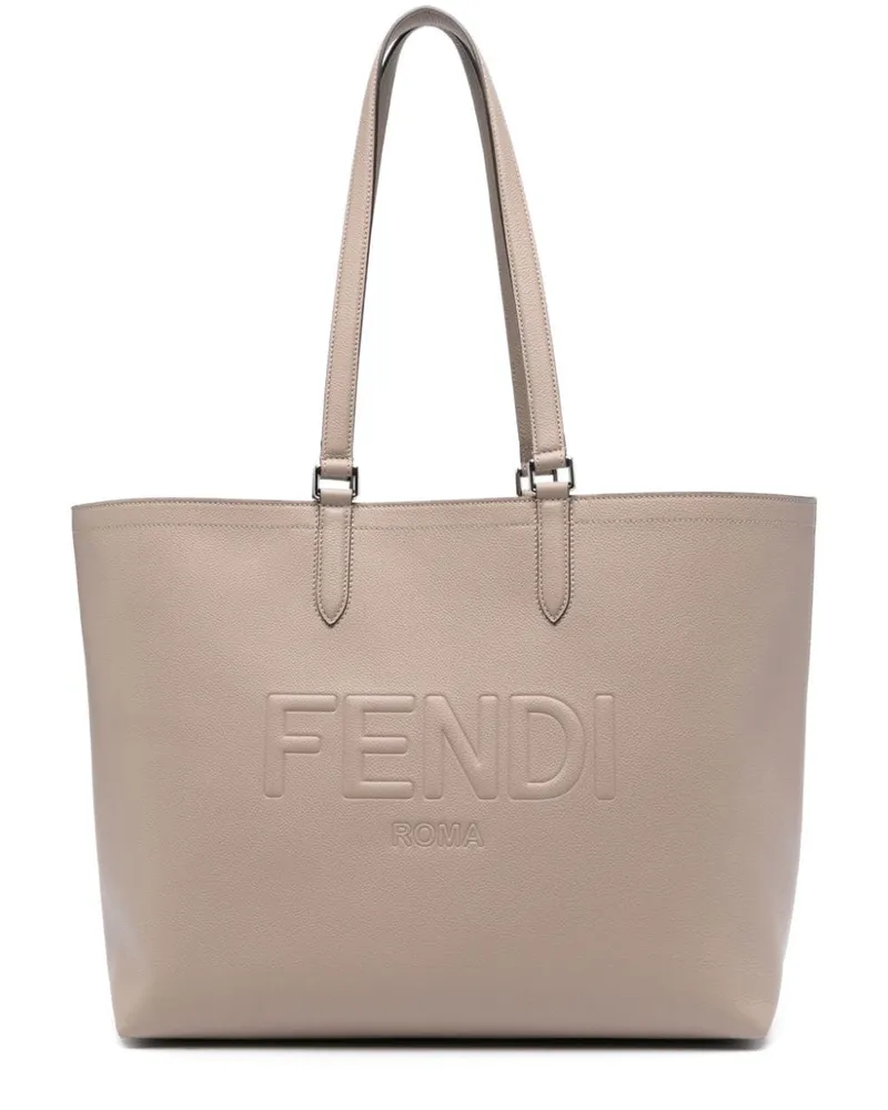 Fendi Handtasche aus Leder - Nude Nude