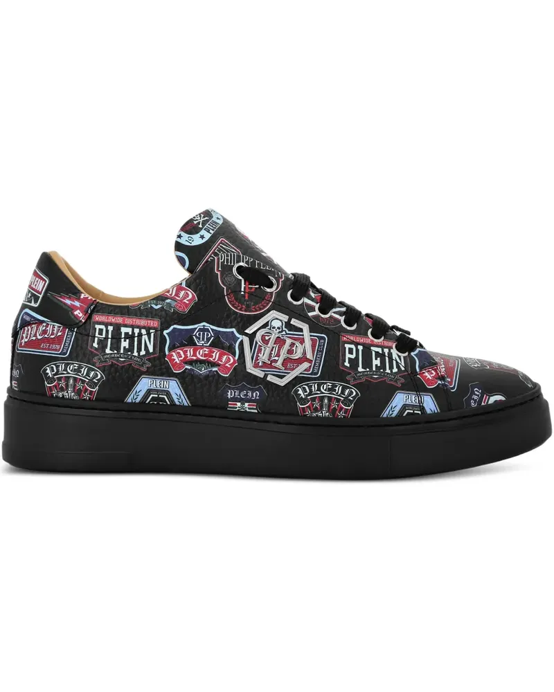 Philipp Plein Carson Patches Sneakers - Schwarz Schwarz