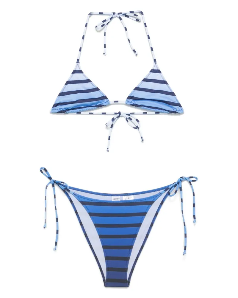 Jean Paul Gaultier Marinière Bikini mit Farbverlauf - Blau Blau