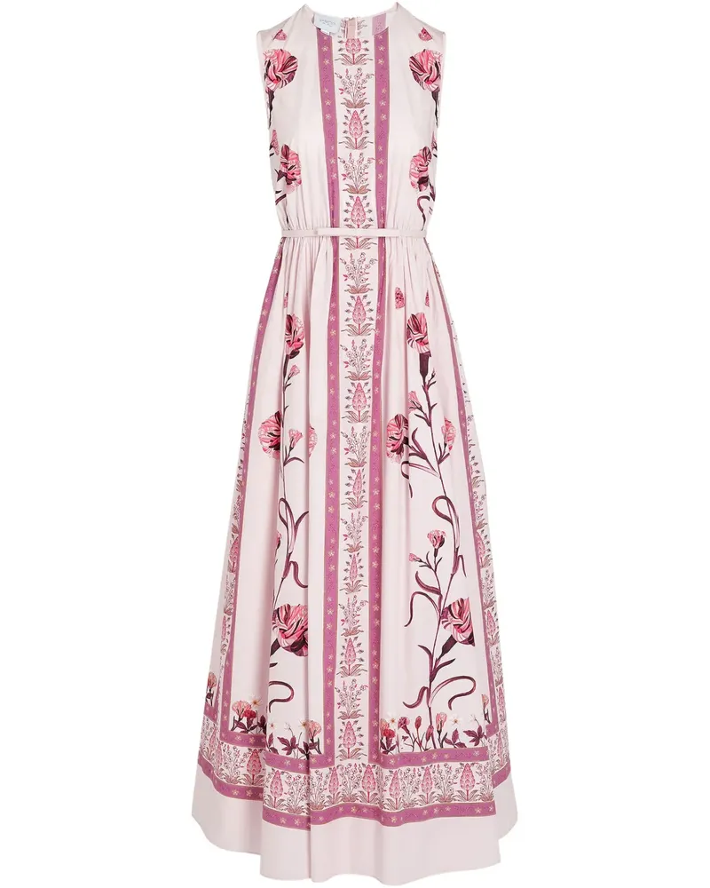 Giambattista Valli Kleid mit Blumen-Print - Rosa Rosa
