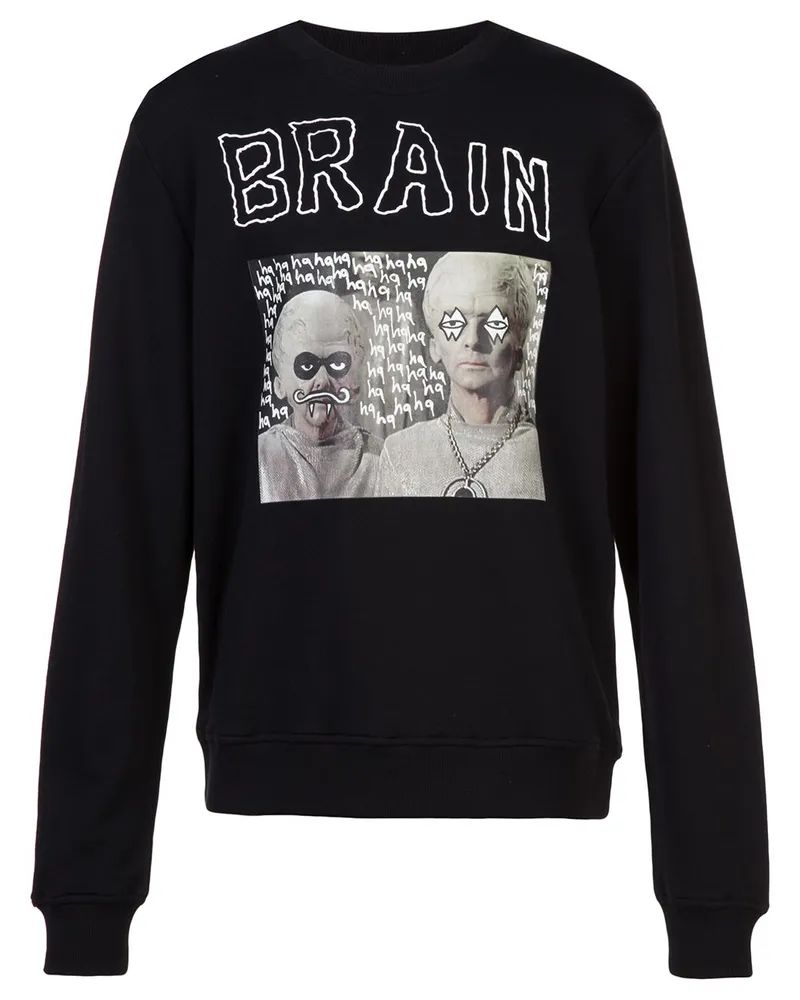 Haculla Hac on the Brain' Sweatshirt Schwarz