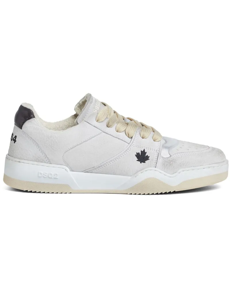 Dsquared2 Spiker Sneakers - M4041 BIANCO SPORCO+ARGENTO+NERO M4041